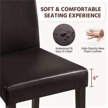 4-Piece Set Upholstered Dining Chair for Kitchen and Home Office detail image - detail view 32