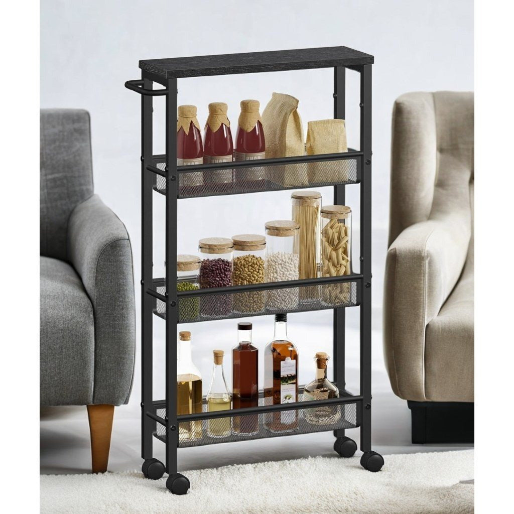 4-Tier 360° Rotating Kitchen Shelf with 360° Swivel for Organized Everyday Storage detail image - detail view 10
