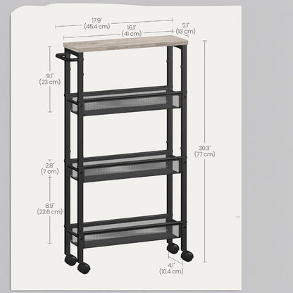 4-Tier 360° Rotating Kitchen Shelf with 360° Swivel for Organized Everyday Storage detail image - detail view 12