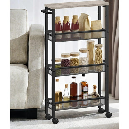 4-Tier 360° Rotating Kitchen Shelf with 360° Swivel for Organized Everyday Storage detail image - detail view 14