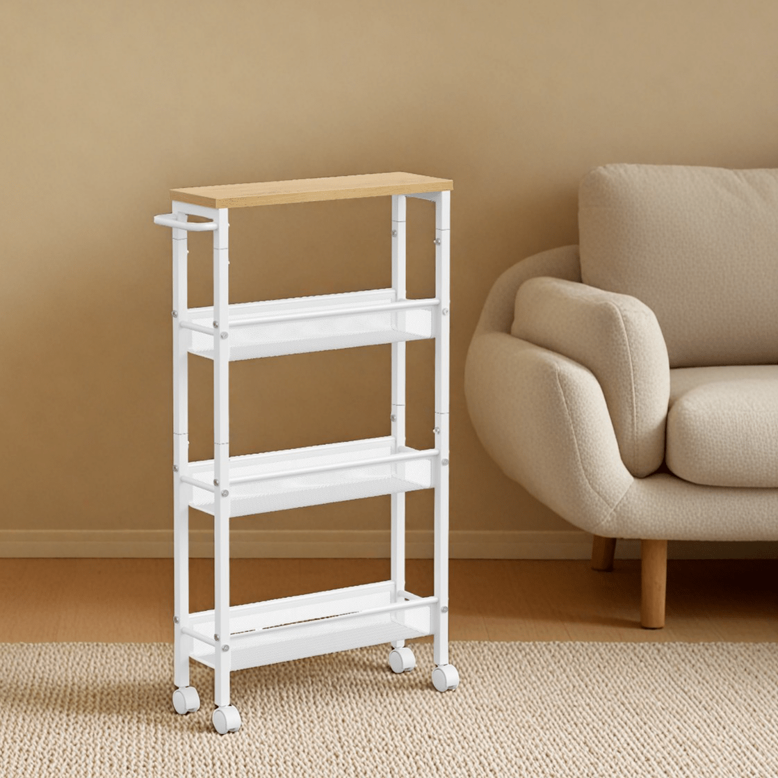 4-Tier 360° Rotating Kitchen Shelf with 360° Swivel for Organized Everyday Storage detail image - detail view 8