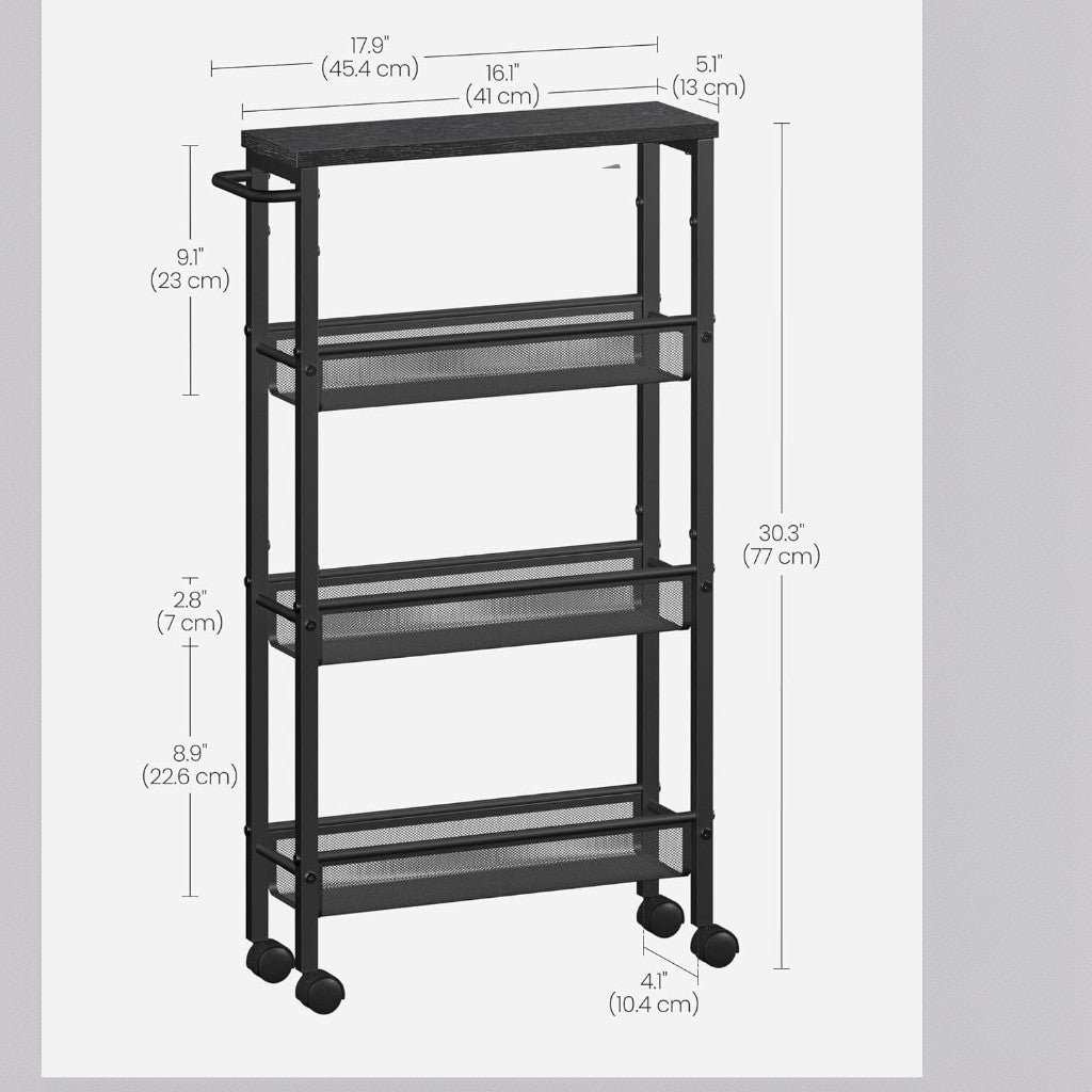 4-Tier 360° Rotating Kitchen Shelf with 360° Swivel for Organized Everyday Storage detail image - detail view 9
