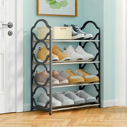 Shoe Cabinet, 4-Tier Freestanding for Entryway Porch Corridor, Stackable Space-Saving Shoe shown in the main product view