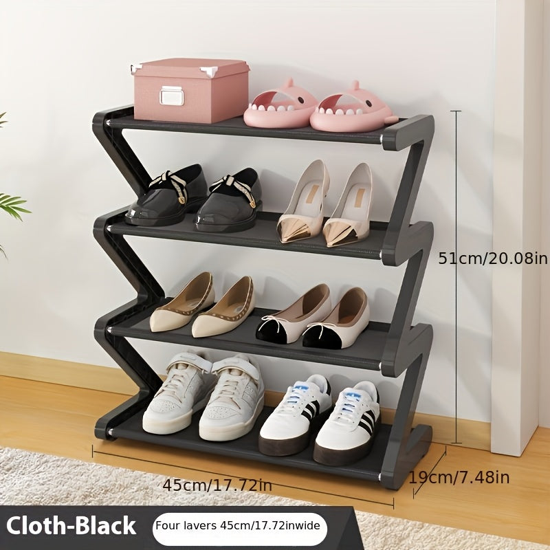 Shoe Rack shown in the Black option
