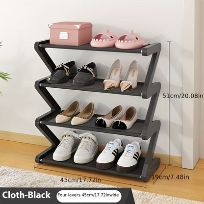 Shoe Rack shown in the Black option