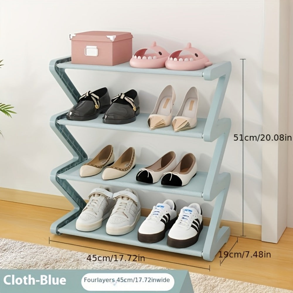 4-Tier Freestanding Shoe Rack with Stackable Design for Entryway detail image - detail view 6