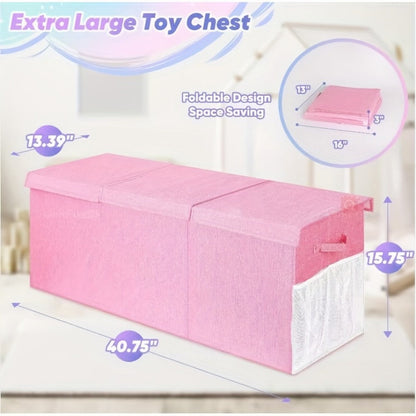 40-Inch Extra-Large Storage Bin for Kids' Room and Living Room detail image - detail view 3