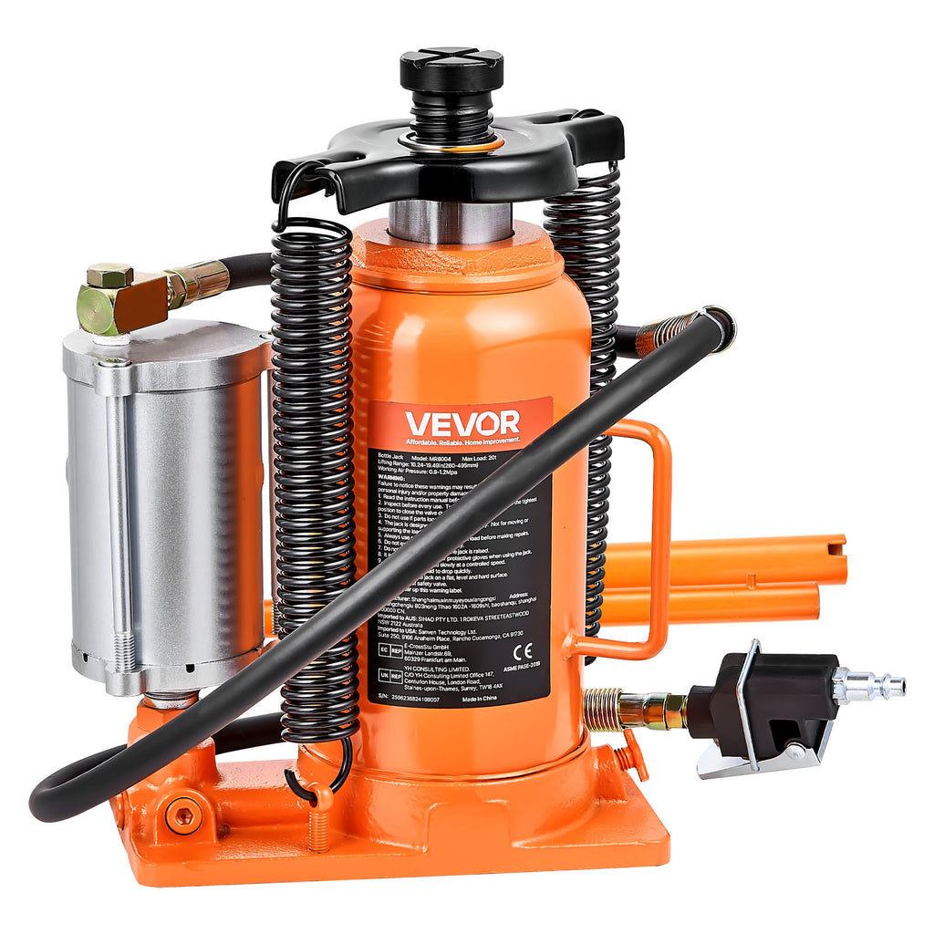 VEVOR Air Hydraulic Bottle Jack High Lift Jack 20 Ton (44092 lb) Car Auto Repair