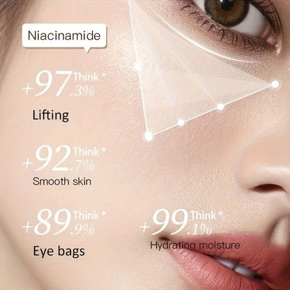 Caffeine Under Eye Patches 60pcs Depuffing Dark Circle Reducer with Hyaluronic Acid Collagen Glycerin Deep Hydrating Moisturizing Eye Mask Hypoallergenic All Skin Types Men Women Gift