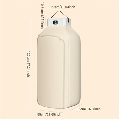 Foldable Clothes Dryer Smart Touch Screen Two-Speed Control Timer Function with Dry Bag Quick Drying Compact Design for Apartments Dorms RVs Home Upgraded Economic