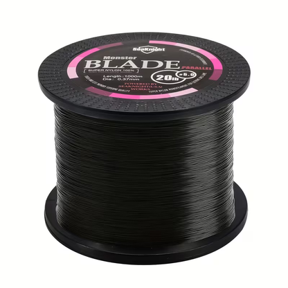 Monofilament Fishing Line 1000M / 1093Yds – Nylon Mono Line for Freshwater & Saltwater, 2-35LB, Black & White