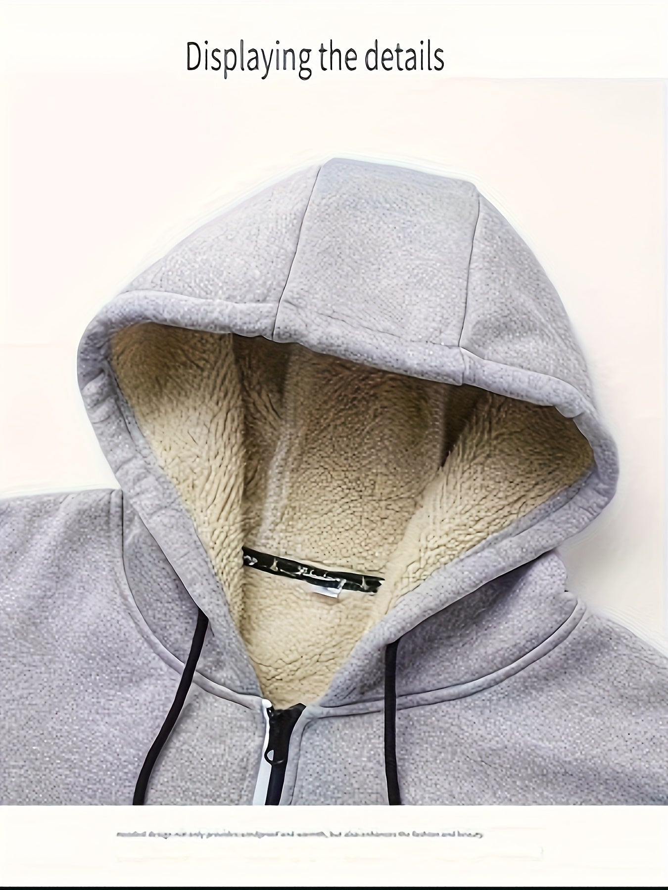 Men's Versatile Fleece Zip-Up Hoodie