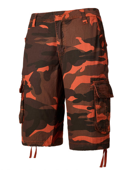 Men's Red Cotton Shorts - product view 5