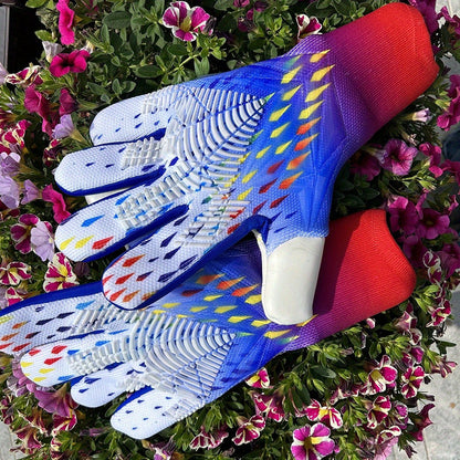 Silicone Grip Goalkeeper Gloves with Superior Traction - Available in 6 Colors & 5 Sizes, Professional Soccer & Rugby Goalie Gloves for Men Women Youth, High-Performance Finger Protection Sports Gloves