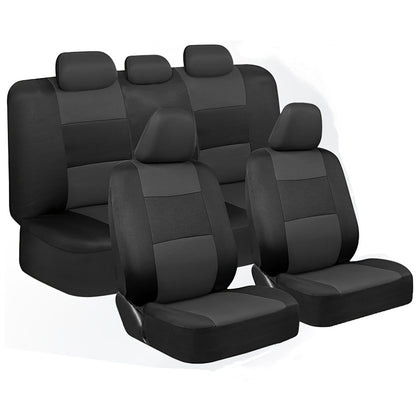 Full Coverage 5-Seat Universal Car Seat Covers, Breathable Fabric, Wear-Resistant, Seat Protection, Suitable for All Seasons. Universal Fabric Suitable for Most 5-seat Car Models on the Market