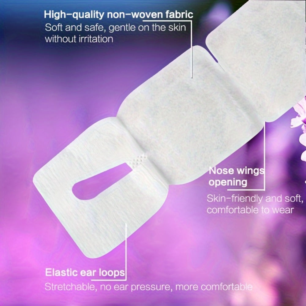 Self-Heating Steam Eye Mask Lavender Warm Compress for Dry Eyes Fatigue & Strain Relief – Moisturizing Aromatherapy Sleep & Travel Eye Patch Hypoallergenic All Skin Types 30pcs 60pcs