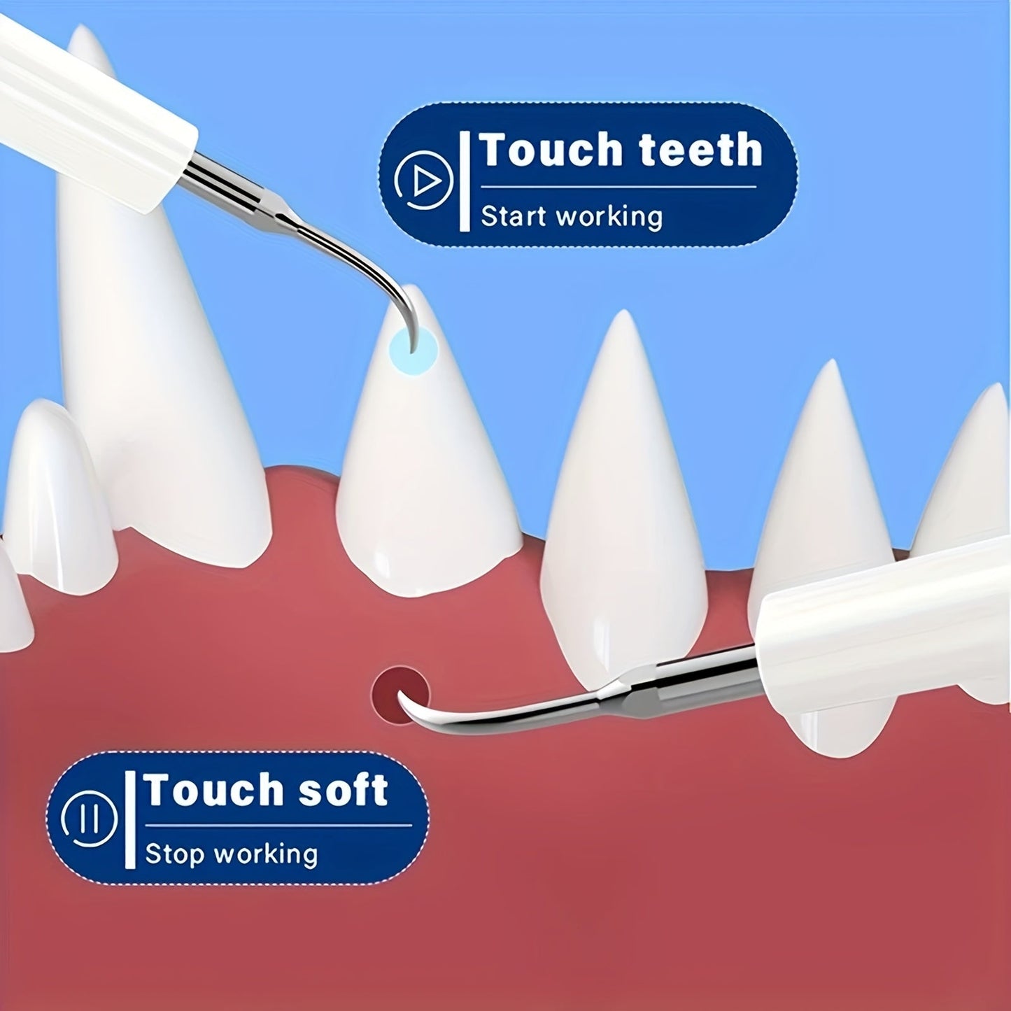 Electric Pet Dental Cleaning Kit – USB Rechargeable Cat & Dog Teeth Cleaner, 4 Cleaning Heads & 5 Modes, Removes Stains & Tartar for Cats and Dogs
