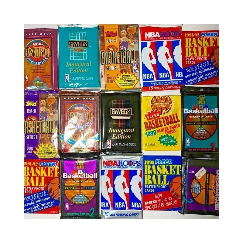 Sealed Basketball Card Packs Lot – 5 Random Unopened Packs of Authentic NBA Trading Cards | Rookies Stars Inserts & Parallels | Surprise Bundle Gift for Kids & Sports Collectors