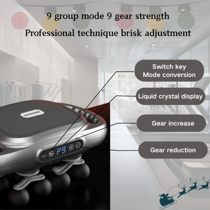 Massage Gun for Deep Tissue Relief – Cordless Percussion Massager with 9 Speeds & 9 Modes, Multiple Heads for Back, Neck, Shoulders, Legs & Feet | Gift for Dad & Mom