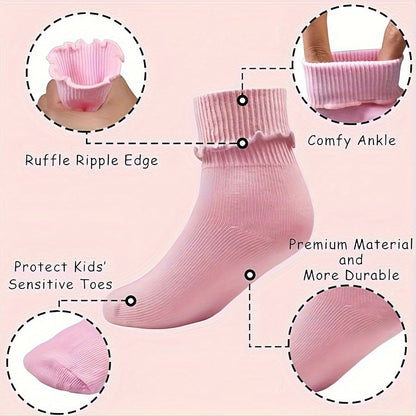 Girls' Lace Princess Socks - 12/24-Pair Options