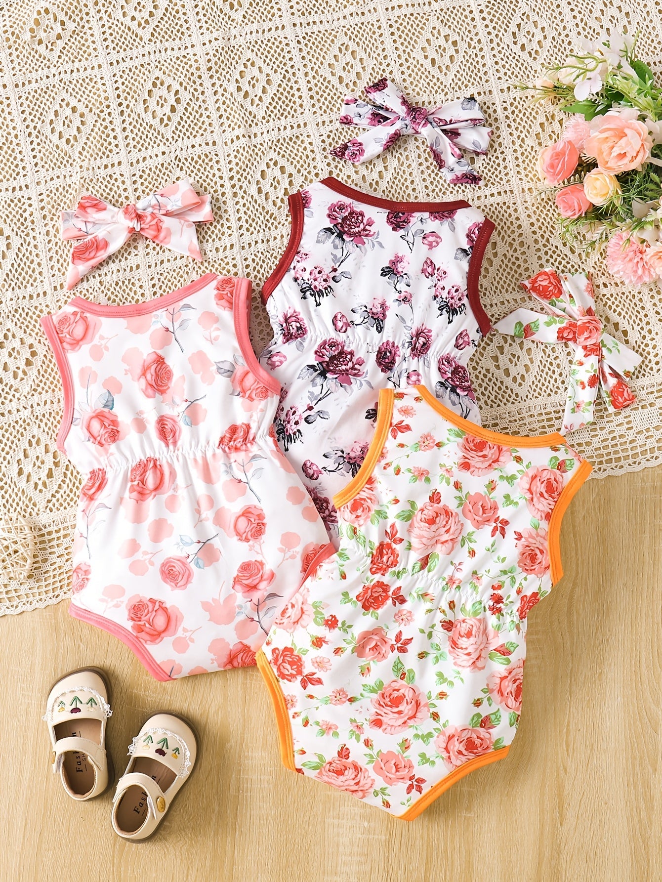 Baby Girl Tie Dye Bodysuit - Sleeveless Summer