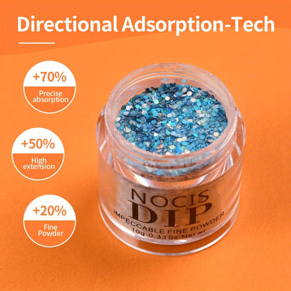 Mood Changing Thermal Dip Powder Nail Kit 6 Colors — Color Shifting Formula No Lamp Needed DIY Manicure Trendy Nail Art Gift for Women