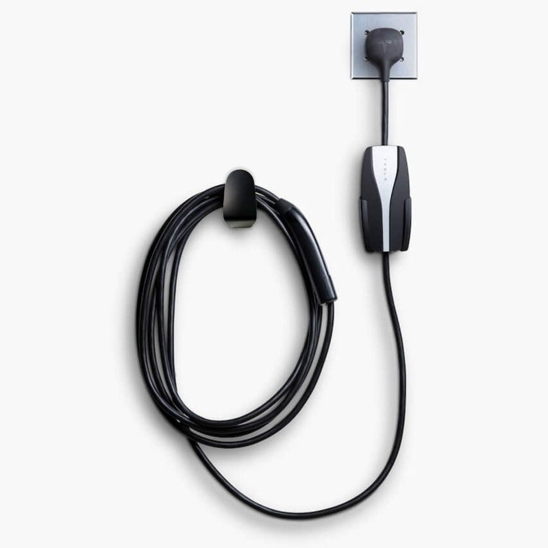 for Tesla Mobile Charger Wall Mount Cable Organizer Bracket with UMC Holder for Tesla Gen 2 Connector, Compatible with Model 3/Y/X/S, Home Charging Setup, Vehicle Charging Accessory, Spacesaving Solution, Compact Design, Secure Mounting