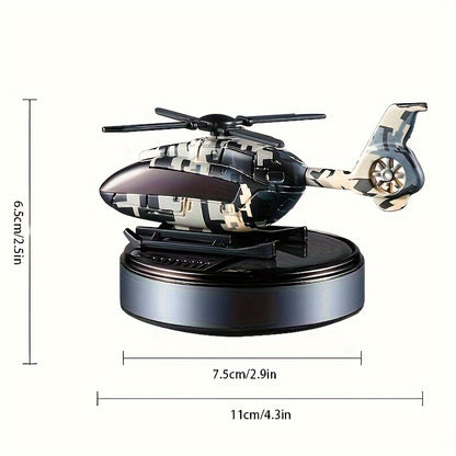 Solar Car Perfume Diffuser Aromatherapy Dashboard Helicopter Decoration Air Freshener Deodorant Car Accessories Gift