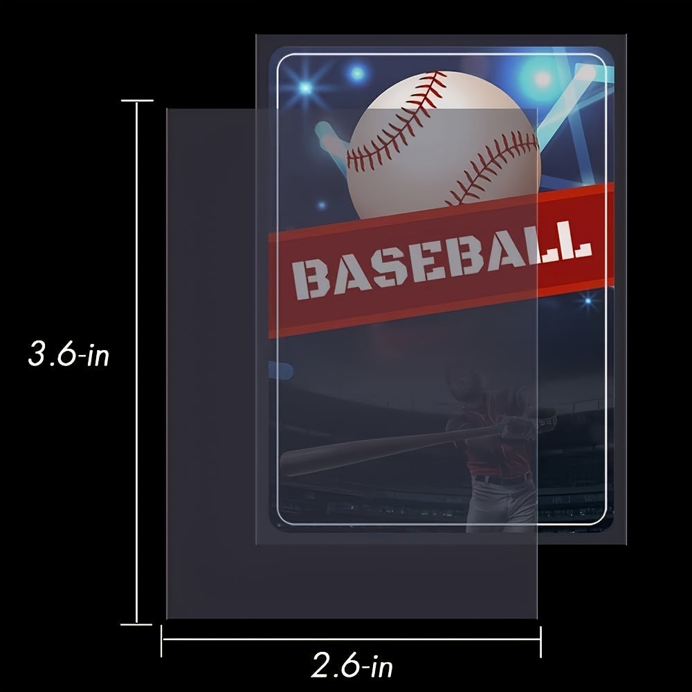 Card Sleeves 5000 Pack Clear Topload with Hard Card Holder and 35PT Soft Protectors for Trading Cards Sports Collectibles Baseball Football Cards Photos Game Card Storage and Protection Bulk Value Set