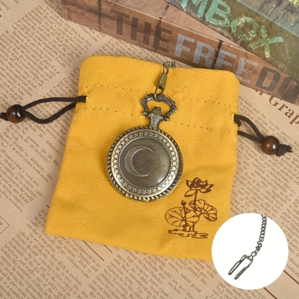 Obsidian Scrying Mirror Natural Healing Crystal Mirror with Bag – Divination, Meditation, Feng Shui & Spiritual Healing Tool, Animals Star & Moon Zodiac Designs, Gift for Crystal Lovers