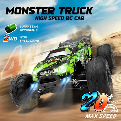 Dual Shell Ultra Large RC Off-Road Truck with Full Proportional Drift Control Extreme Grip Tires & High Speed – All-Terrain 4WD Remote Control Monster Truck for Kids Teens Adults Birthday Christmas Gift