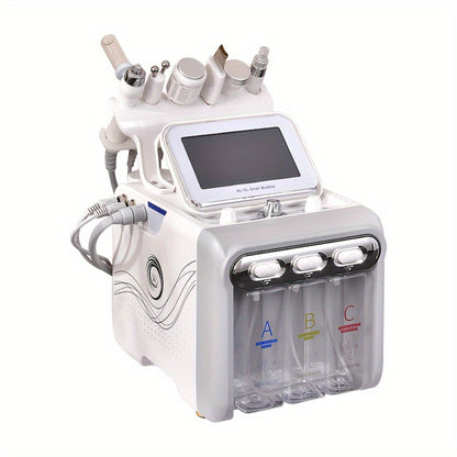 Hydrogen Oxygen Microbubble Facial Machine 6-in-1 / 7-in-1 – Dual Pump Deep Cleansing Skin Rejuvenation Beauty Device for Home Spa Use, Optional Face Mask Included