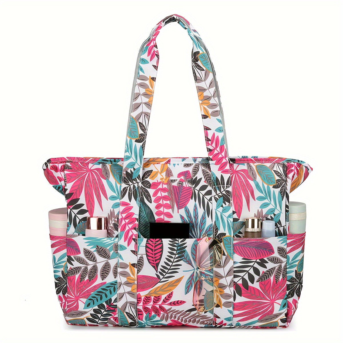 Women Beach Bag Dry Wet Separated Pocket Sandproof Swim Pool Bag Utility Travel Tote for Beach Pool Swimming Daily Use Multiple Colors