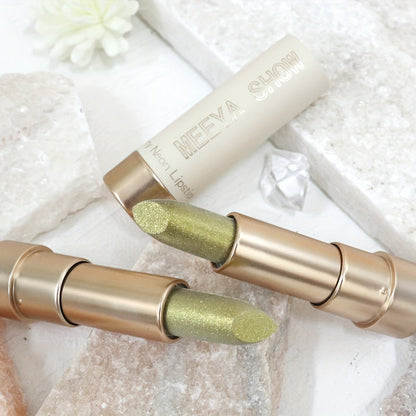 Sparkling Golden Brown Glitter Lipstick Set 3 Pcs – Metallic Shimmer Finish Multi-Dimensional Lip Color for Party Cosplay Festival Halloween, Bold Statement Makeup Gift for Women