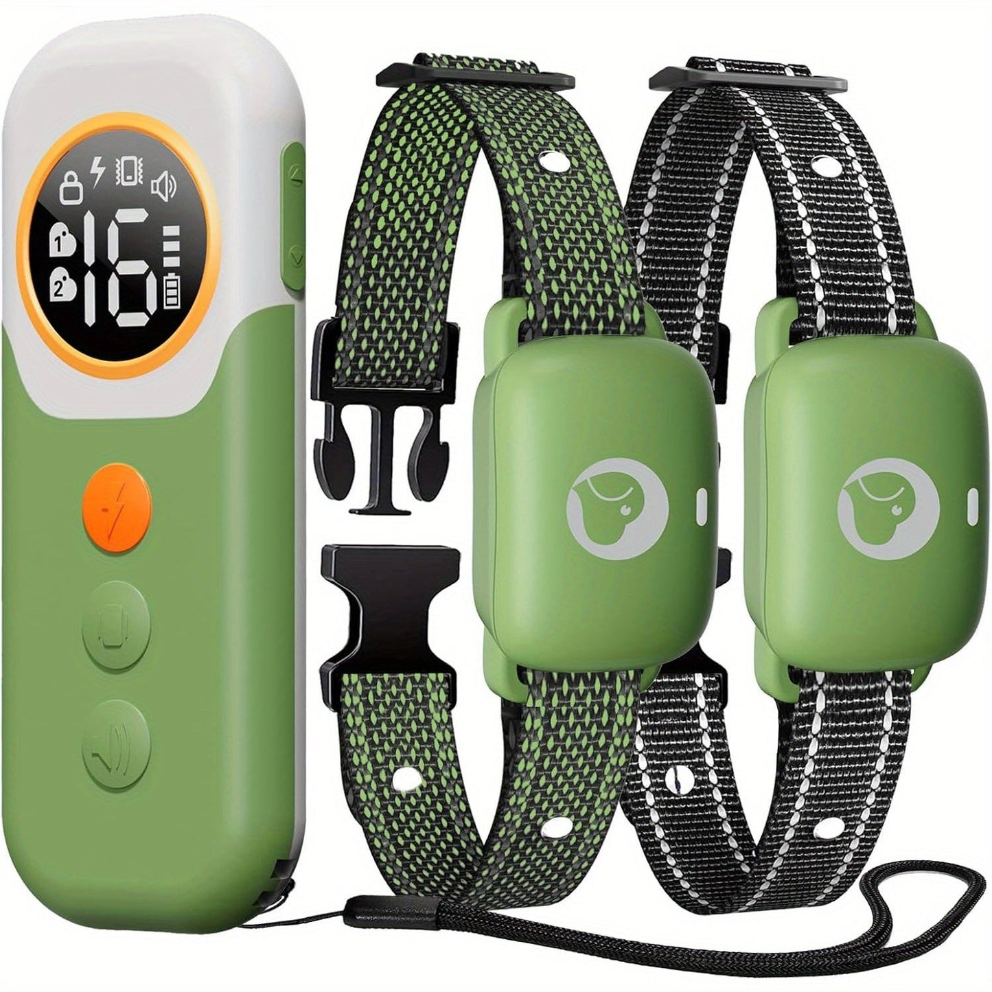 Remote Dog Training Collar 2600Ft with Beep Vibration & Safe Shock – Rechargeable Electric Collar for 1 or 2 Dogs Small Medium Large