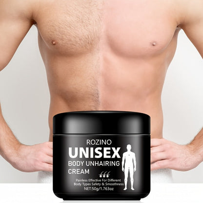 Hair Removal Cream 5-Minute Fast Depilatory for Legs Arms Armpits Abdomen 50g - Gentle Painless No Residue Moisturizing Body Hair Remover for Women Men All Skin Types Razor-Free