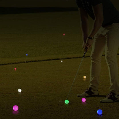 LED Golf Balls Glow in the Dark – Ultra-Bright 3-LED Night Golf Balls with 8-Min Reset Timer & Mesh Bag, 3 or 6 Pack | Best Night Golf Gift for Men Women Teens Beginners