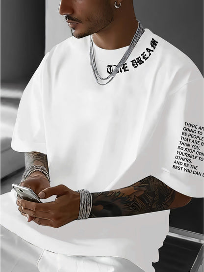 Men's Patriotic T-Shirt - Crew Neck Short Sleeve Streetwear Style 199973