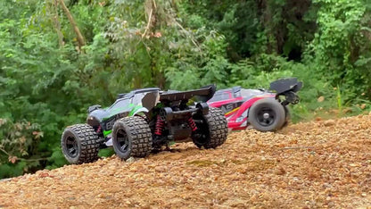 Drop-Proof High-Speed RC Off-Road Car for Boys – 2.4GHz Impact-Resistant All-Terrain Remote Control Vehicle, Rechargeable RC Car Gift for Boys Ages 3 4 5 6 7 Birthday Christmas (Green)