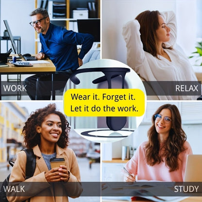 Posture Corrector Smart Vibration Reminder 1pc or 2pcs - Auto-Sensing 25° Slouch Alert USB Rechargeable Neck Back Support Trainer for Desk Office Gaming, Breathable ABS Silicone, Gift Ready