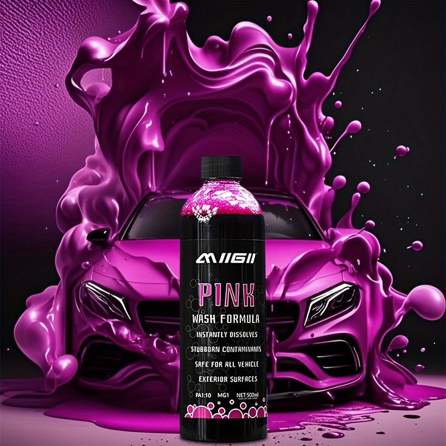 Foaming Car Wash Cleaner High Foam Auto Detailing Shampoo Soap for Vehicle Paint Care, Powerful Formula Penetrates and Breaks Down Tree Sap, Bird Droppings & Tough Stains, Works on RVs, Trucks, Cars & More, Available in 10.14oz, 16.91oz, and 33.81oz