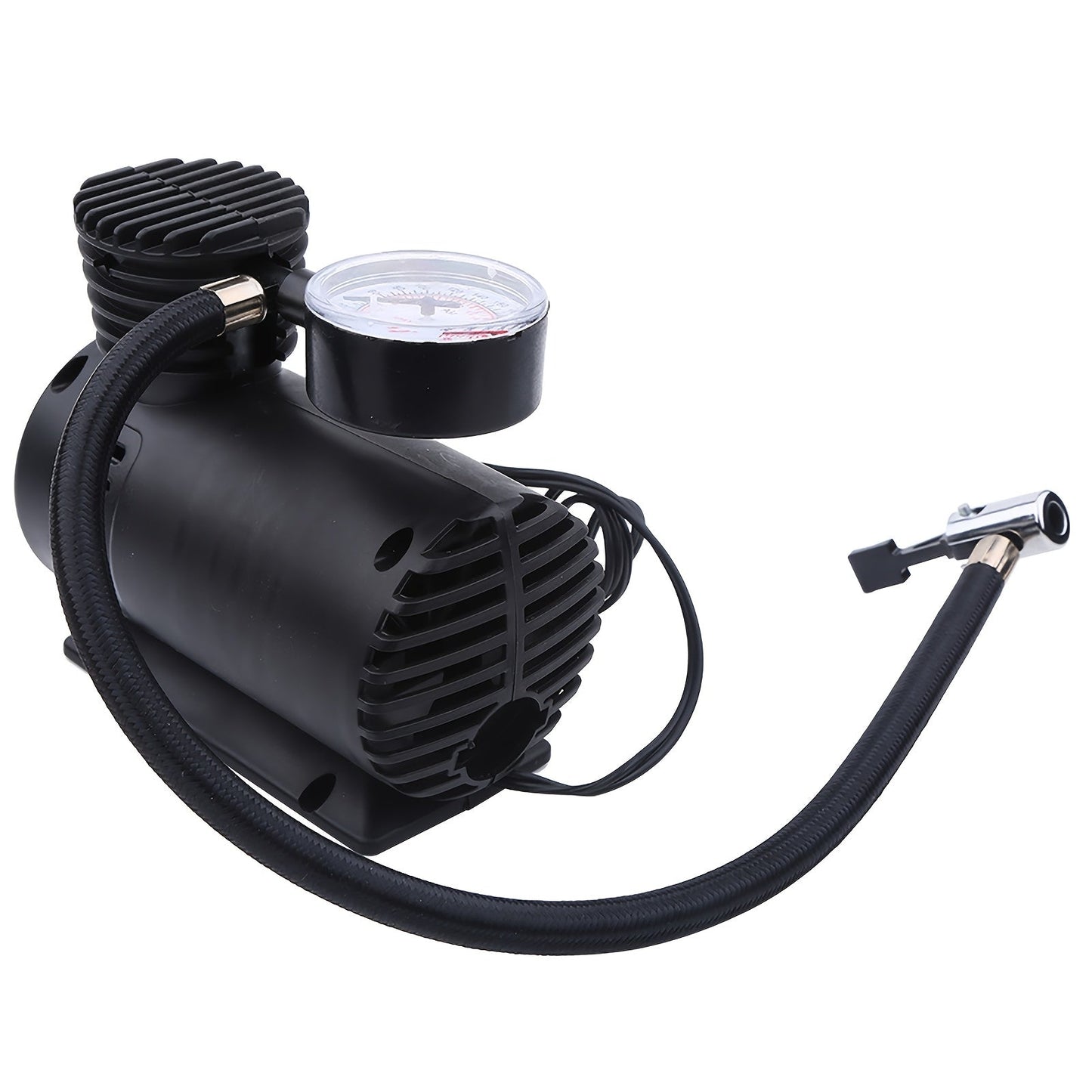 Portable Mini Air Compressor 12V 300PSI – Multi-Use Inflator Pump for Car Tires, Bikes, Balls & Inflatables – Compact Electric Tire Inflator for Home, Camping & Emergency Use