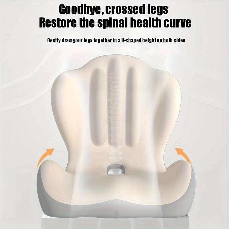 Ergonomic Lumbar Support Cushion, Lower Back and Hip Support Pillow, Memory Foam Back Support, Suitable for Office Chairs and Car Seats, Breathable Design, Ideal for Prolonged Sitting, Driving, and Work Use