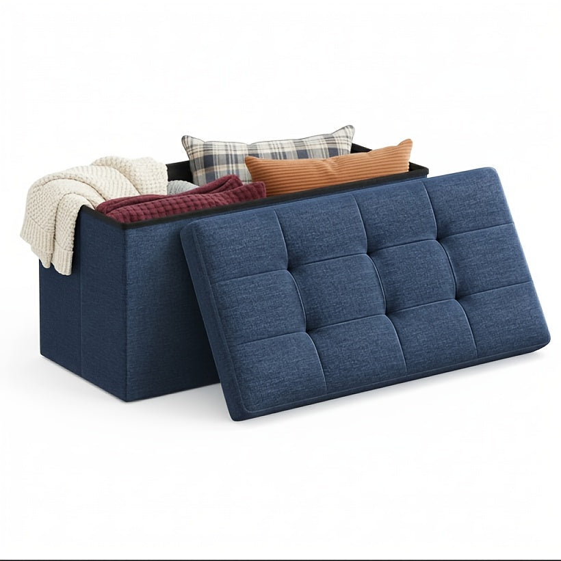 Ottoman shown in the Blue-30inch option