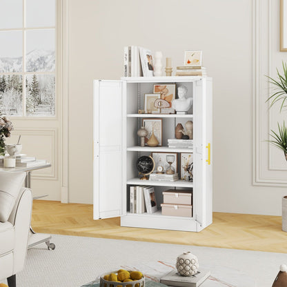 43-Inch Metal Storage Cabinets And Pantry Cabinets with Adjustable Shelves for Kitchen detail image - detail view 5
