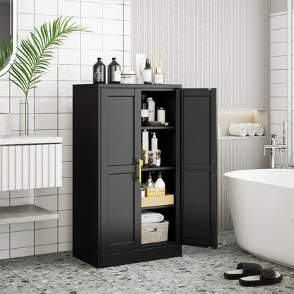 43-Inch Metal Storage Cabinets And Pantry Cabinets with Adjustable Shelves for Kitchen detail image - detail view 7