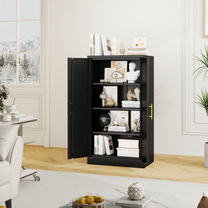 43-Inch Metal Storage Cabinets And Pantry Cabinets with Adjustable Shelves for Kitchen detail image - detail view 8