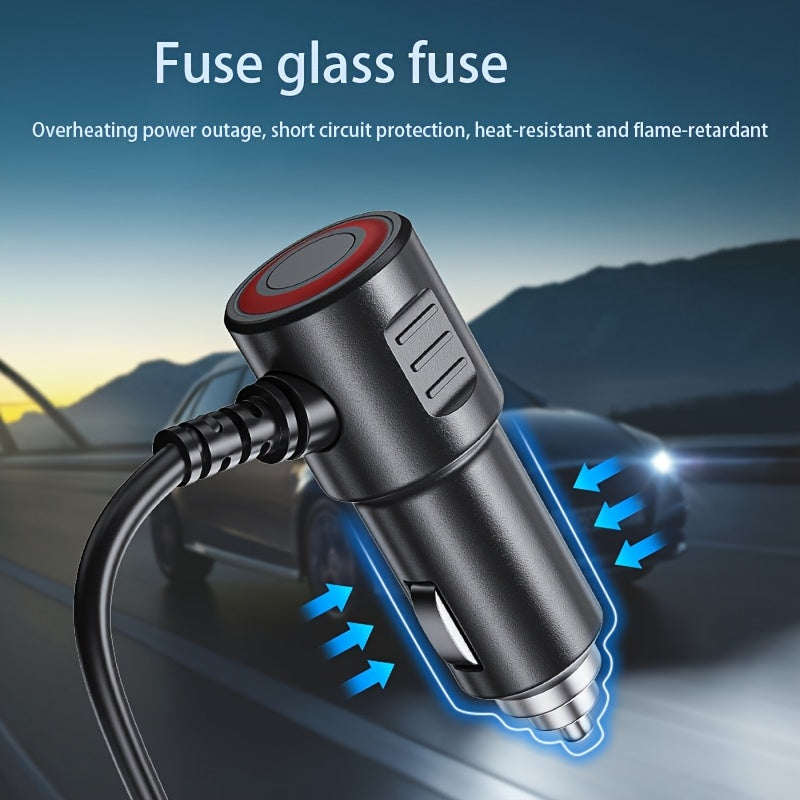 Multi-Functional Electronic Fast Charger for New with USB And PD Port, 12V/24V Automobile Power Socket Converter