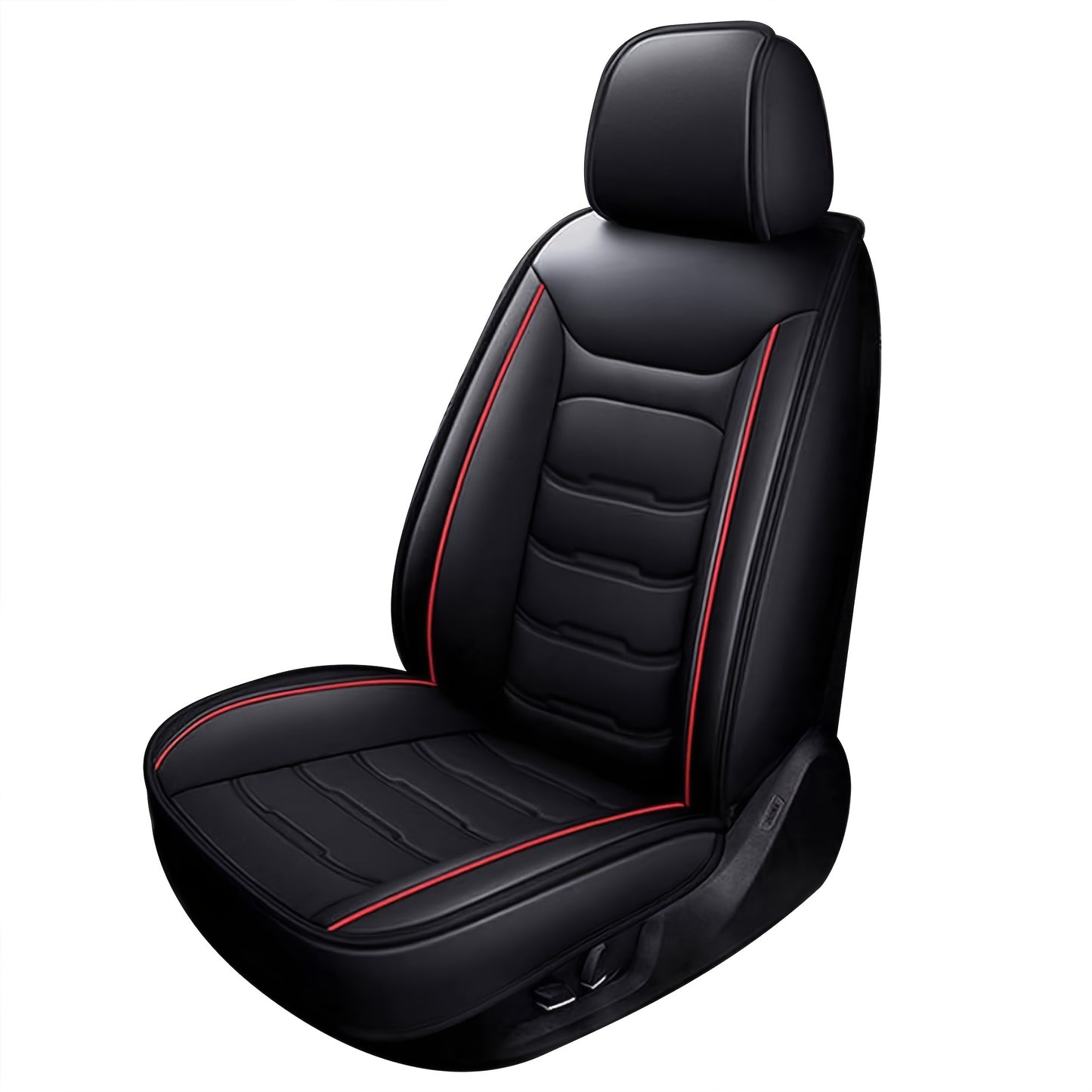 5 Seat Car Seat Covers Faux Leather Seat Covers Full Set Waterproof For Car Sedan SUV Truck Vans Front & Rear Seat Cushion Protector with Back Big Storage Bag Christmas Gift