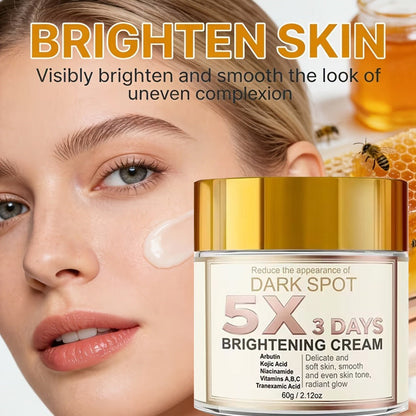 Dark Spot Brightening Cream 2pcs — Vitamin C & Niacinamide Corrector for Underarms Intimate Areas Buttocks Thighs | Hypoallergenic Unscented Moisturizer | Snow Grass Extract Sensitive Skin Body Cream